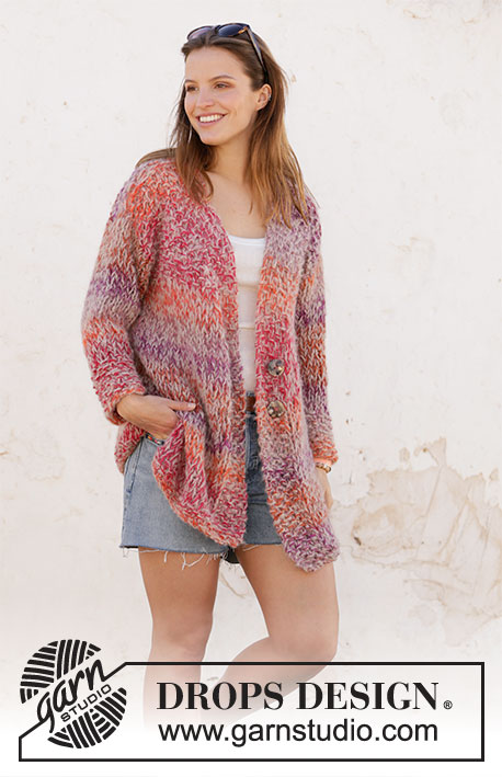 Кардиган Sunsets and Sand от DROPS Design фото