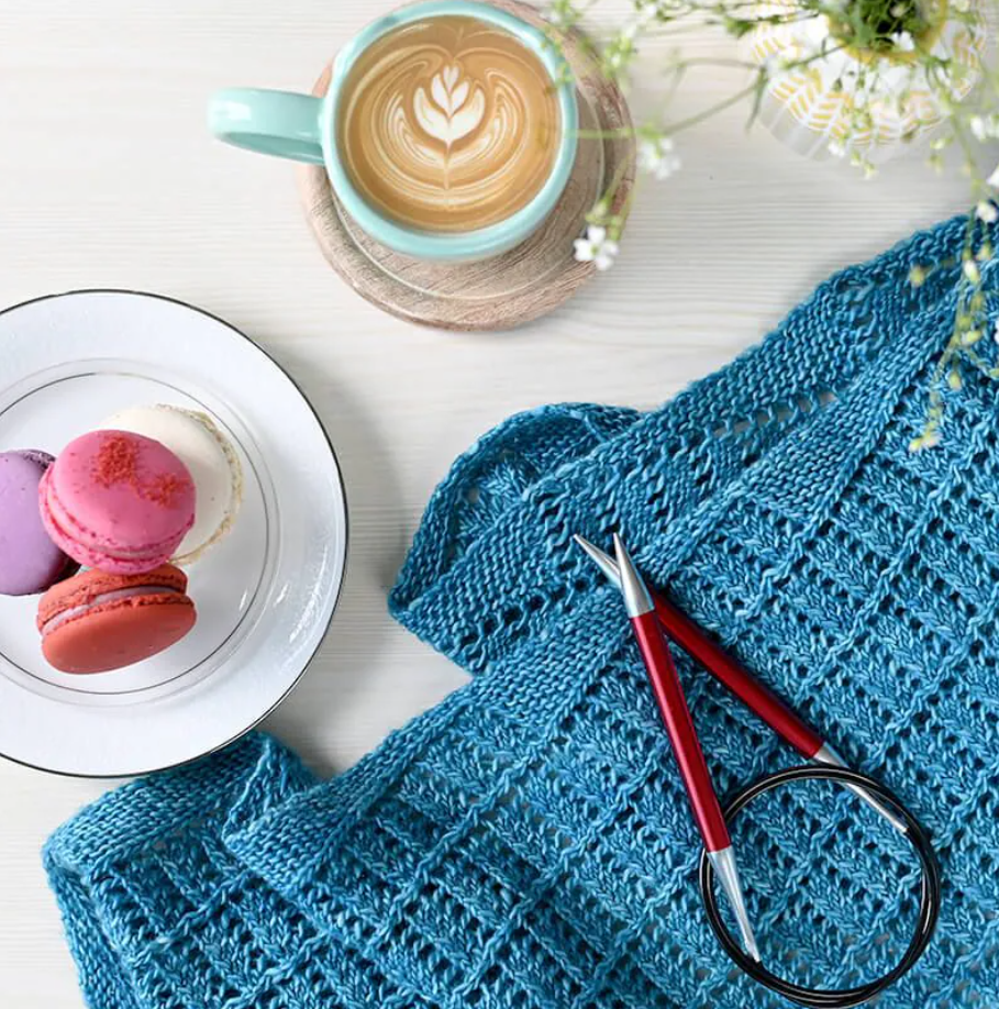 Круговые металлические спицы KnitPro Zing, 22,5 см фото