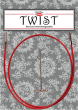 Красная леска для съемных спиц ChiaoGoo Twist, 93 см (разъем M), арт. 7537-M фото