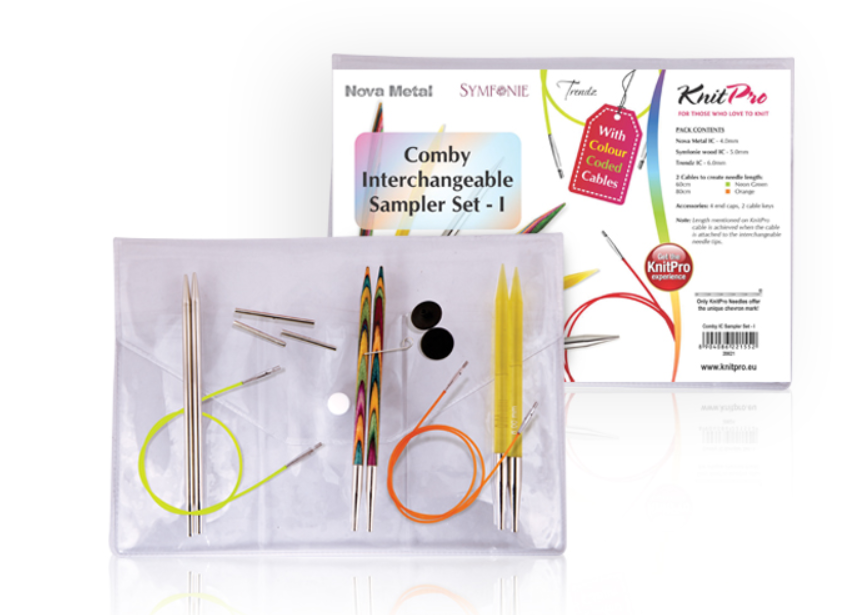 Комбинированный набор съемных спиц KnitPro Sampler Set I. Арт.20621 фото