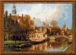 Набор для вышивания крестом «Амстердам. Старая церковь и церковь Св. Николая Чудотворца» (1189) 54х40см фото