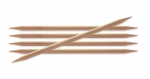 Чулочные деревянные спицы KnitPro Basix Birch, длина 20 см. 5 мм. Арт.35119 фото