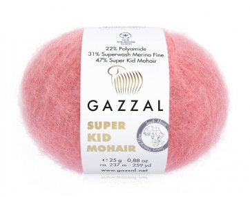 Пряжа Super Kid Mohair Gazzal фото